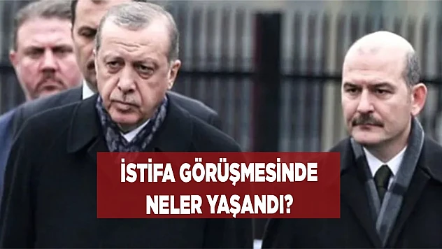 Erdoğan ile Soylu'nun ne konuştukları ortaya çıktı!