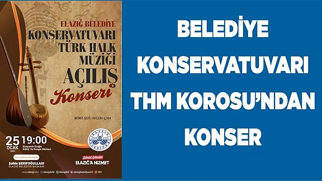 Belediye Konservatuvarı THM Korosu'ndan Konser