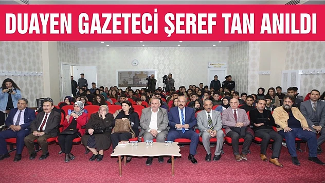 Gazeteci - Yazar Şeref Tan Anıldı
