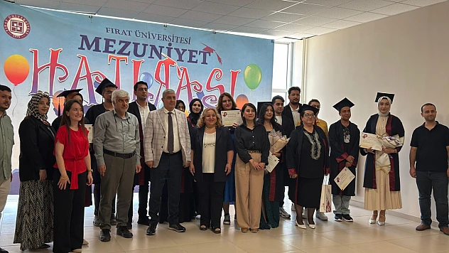 Fırat Üniversitesi'nde mezuniyet coşkusu