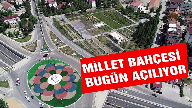 Elazığ Millet Bahçesi Bugün Açılıyor