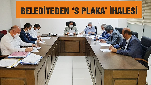 Elazığ Belediyesi S Plaka İhalesi Gerçekleştirdi