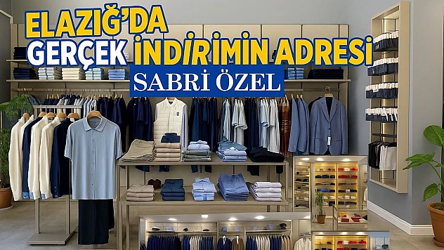 Gerçek indirim Sabri Özel'de