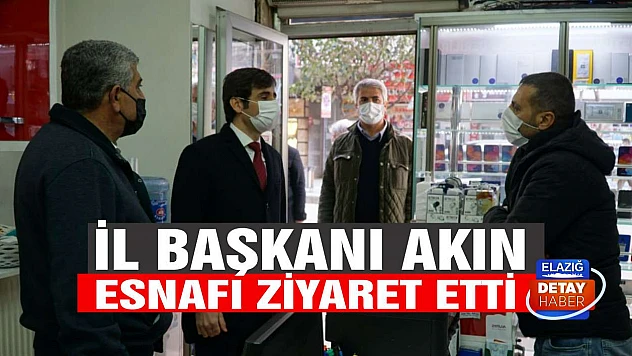 İl Başkanı Akın Esnafla Bir Araya Geldi