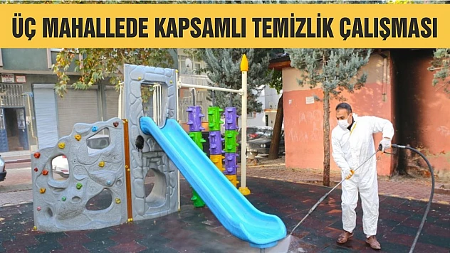 Üç Mahallede Kapsamlı Temizlik Çalışması
