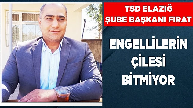 Engellilerin kaldırım çilesi