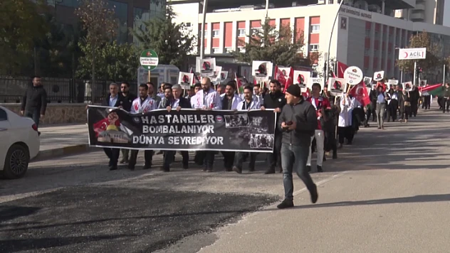 Hekimler Filistin için yürüdü 