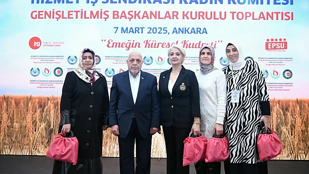 Hizmet-İş Sendikası Elazığ Şube Başkanlığı'ndan 8 Mart Dünya Kadınlar Günü mesajı