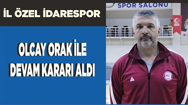 Elazığ İl Özel İdare, Olcay Orak İle Devam Kararı Aldı