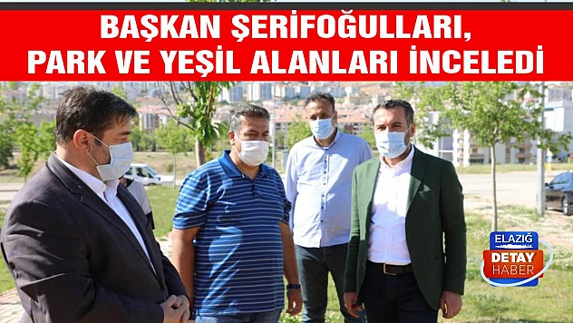 Başkan Şerifoğulları, Park ve Yeşil Alanları İnceledi