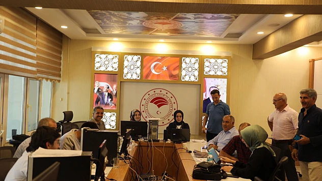 İl Müdürü Taşkesen, tarım sayımı çalışmalarını inceledi