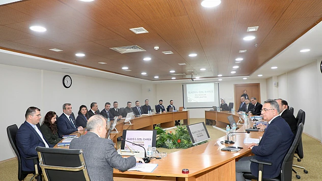 İl Özel İdaresi yatırımları masaya yatırıldı