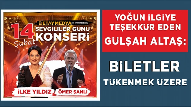 İlke Yıldız konserinde biletler tükenmek üzere