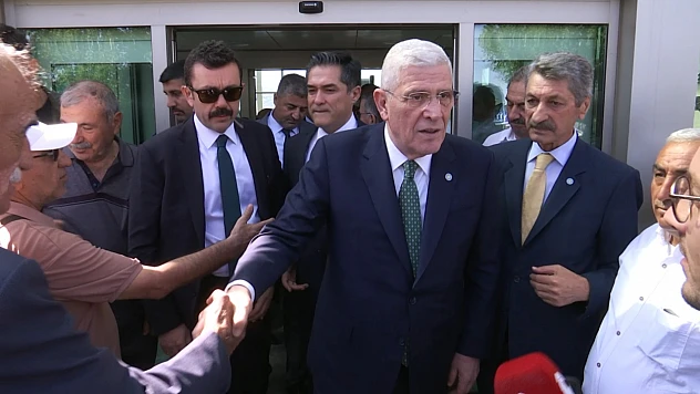 İYİ Parti Genel Başkanı Müsavat Dervişoğlu Elazığ'a geldi