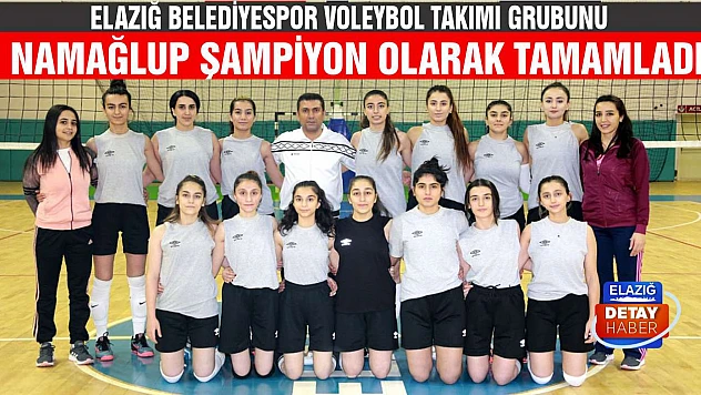 Elazığ Belediyespor Voleybol Takımı Grubunu Namağlup Şampiyon Olarak Tamamladı