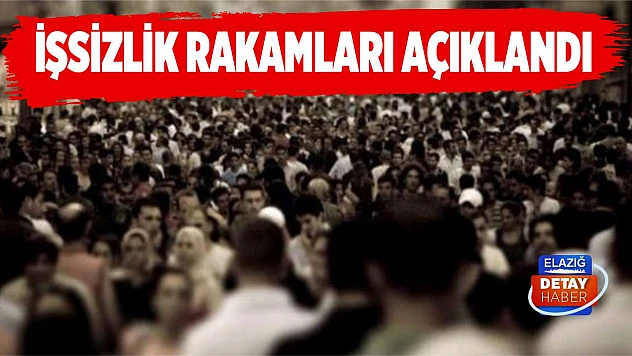 İşsizlik rakamları açıklandı