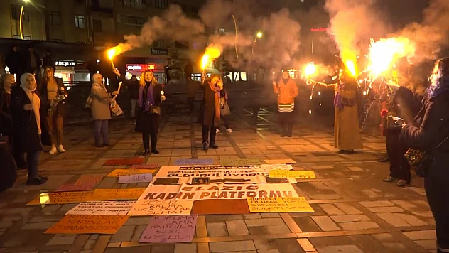 Kadın Platformu, kadına şiddete dikkat çekti