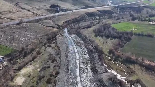 Karakoçan Kuşçu Deresi'nde ıslah çalışmaları tamamlandı
