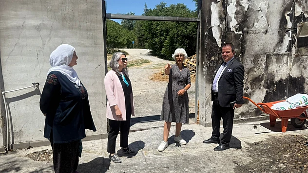 Kent Konseyi'nden Ağın Kadın Kooperatifine ziyaret