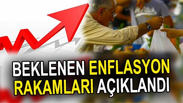 Enflasyon rakamları açıklandı!