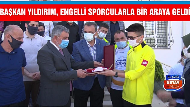 Başkan Yıldırım, Engelli Sporcularla Bir Araya Geldi