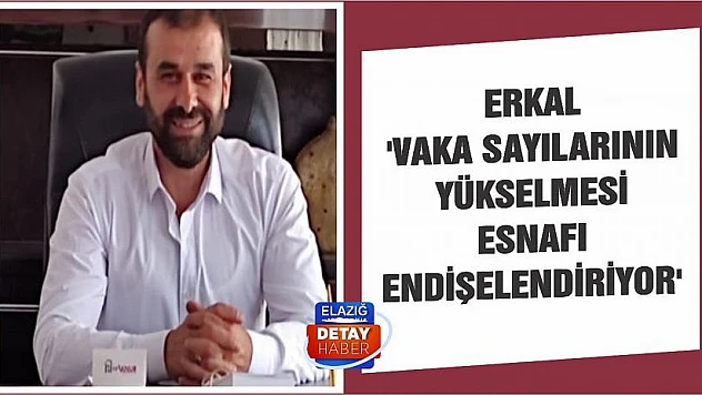 Erkal 'Vaka sayılarının yükselmesi esnafı endişelendiriyor'