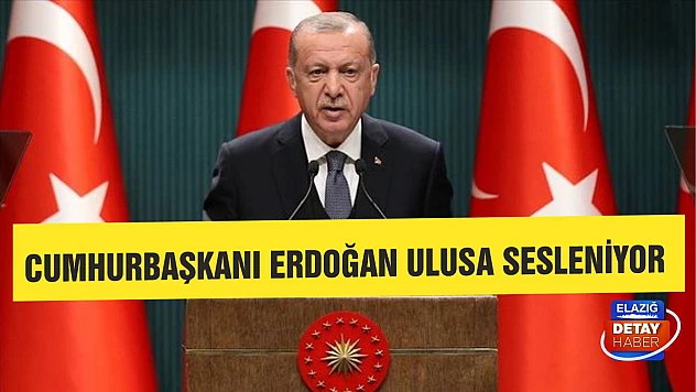 Cumhurbaşkanı Erdoğan ulusa sesleniyor