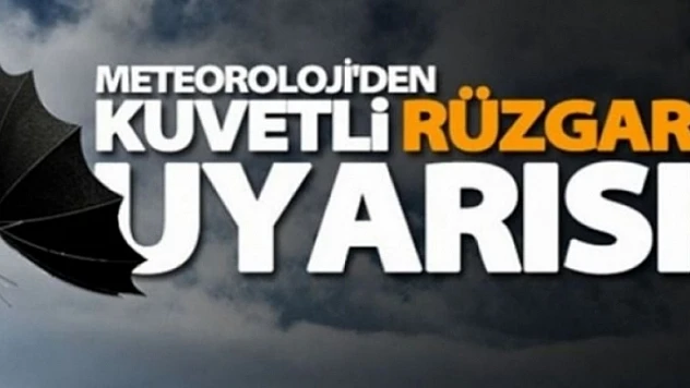 Meteoroloji Elazığ ve komşu illeri uyardı