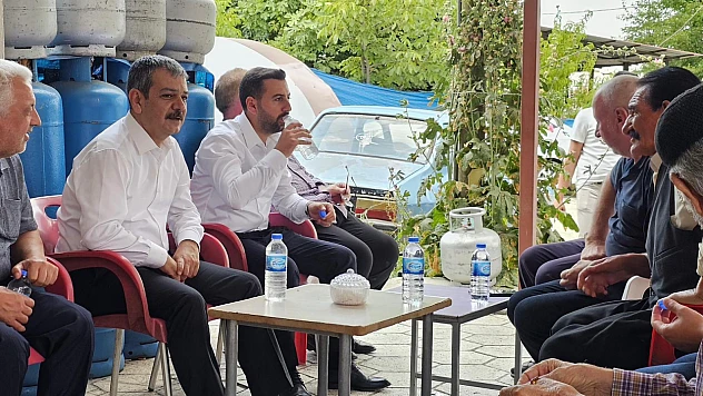 Milletvekili Keleş, Alacakaya ve Palu'da vatandaşlarla bir araya geldi