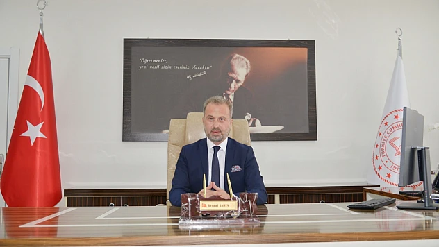 Milli Eğitim Müdürü Beraat Şahin'den '24 Kasım Öğretmenler Günü' mesajı