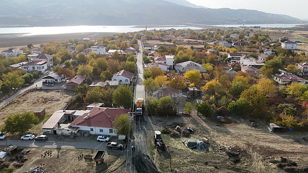 Muratbağı Köyü'nde BSK asfalt çalışması