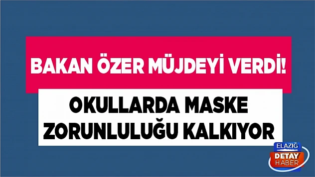 Okullarda öğrencilere ve öğretmenlere maske zorunluluğu kalkıyor! 