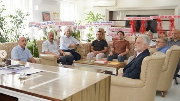 ÖNDER'den Milli Eğitim Müdürü Beraat Şahin'e hayırlı olsun ziyareti