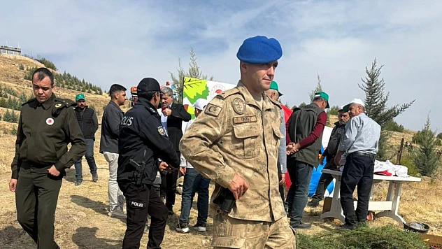 Palu'da 'Şehit Sefer Alan' anısına hatıra ormanı