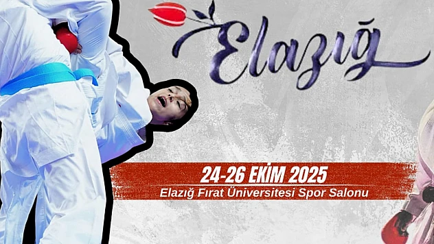 Türkiye Ümit-Genç-U21 Karate Şampiyonası Elazığ'da!