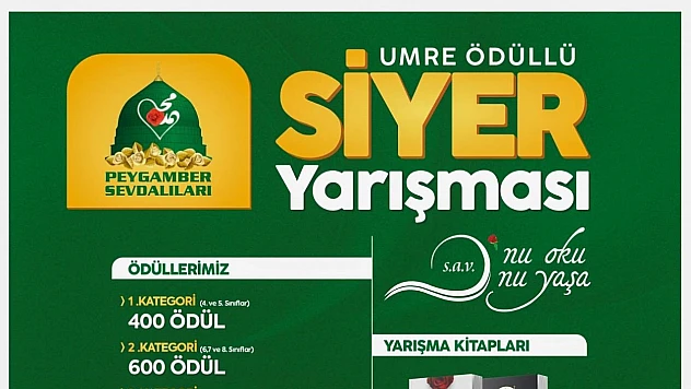 Umre Ödüllü siyer yarışması başvuruları başladı