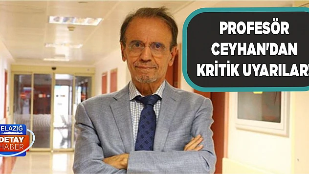 Profesör Ceyhan'dan kritik uyarılar!
