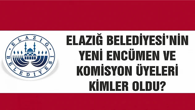 Komisyon üyeleri belli oldu!