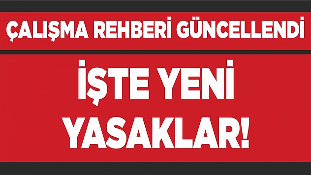 Çalışma rehberi güncellendi!