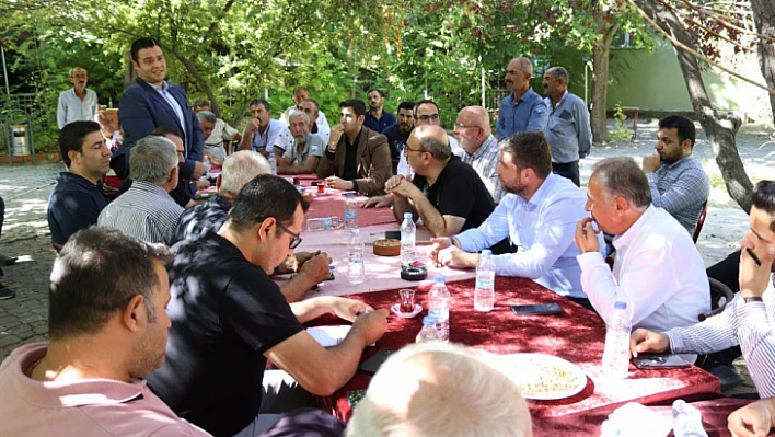 Açıkkapı ve Nazırlı, Ağın'da vatandaşları dinledi