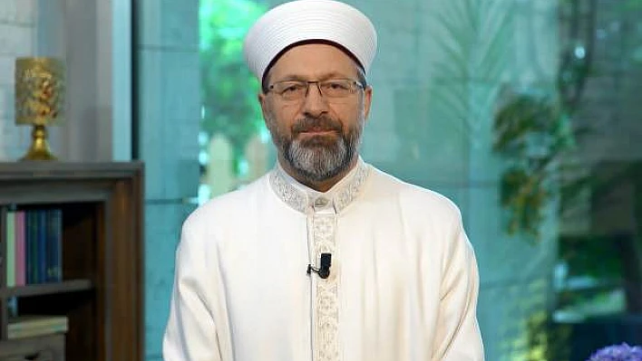 Diyanet İşleri Başkanı Erbaşʹtan bayram mesajı 