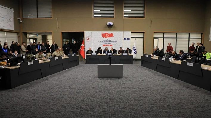 AFAD'da durum değerlendirmesi yapıldı