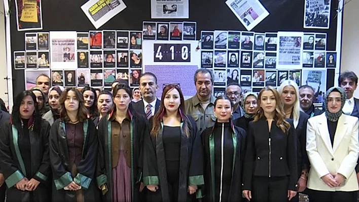 Avukatlar 'Kadın Cinayetlerine Dur Demek İçin' toplandı