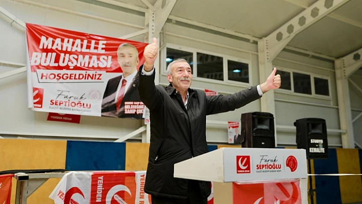 Başkan Adayı Septioğlu, çalışmalarını sürdürüyor