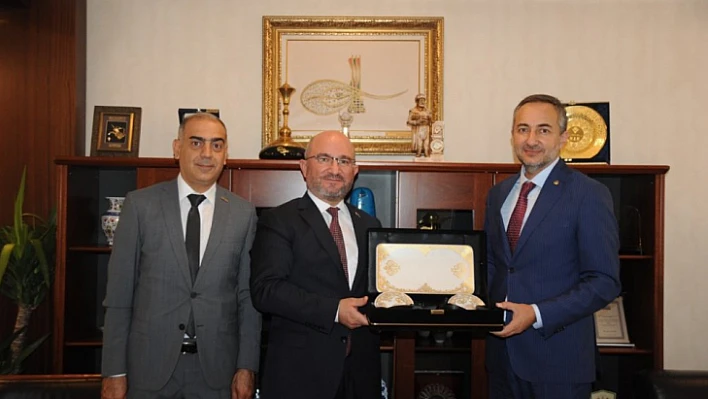 Başkan Arslan'dan TSE Başkanı Şahin'e hayırlı olsun ziyareti 