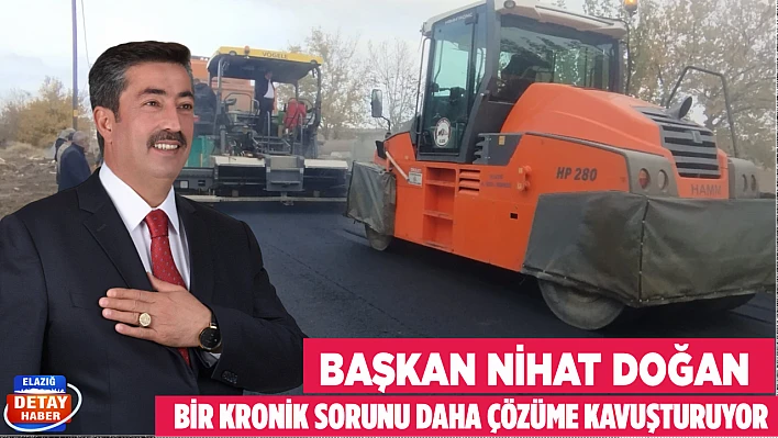 Başkan Nihat Doğan, bir kronik sorunu daha çözüme kavuşturuyor
