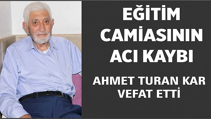 Eğitim camiasının acı kaybı!