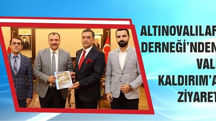 Başkan Dinç'ten Vali Kadırım'a Ziyaret