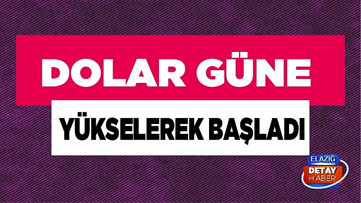 Dolar güne yükselerek başladı