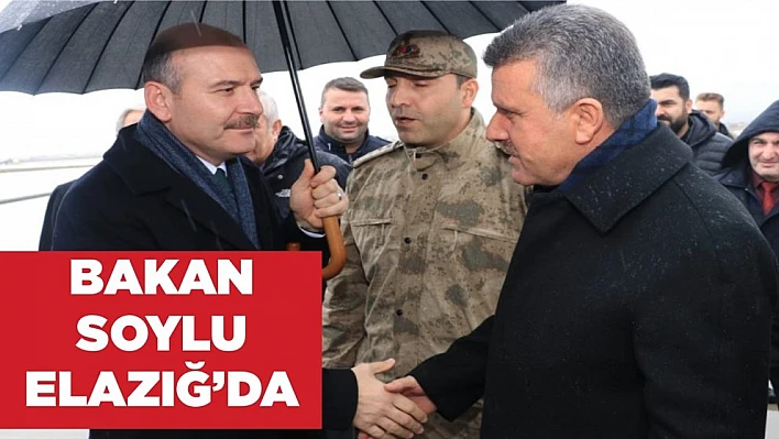 Bakan Soylu Elazığ'da